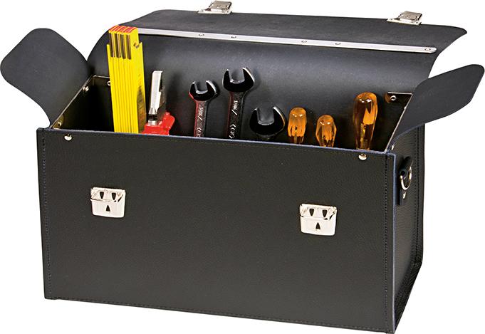 Werkzeug-Tasche Leder 370x110x260mm FORUM Produktbild img3 L