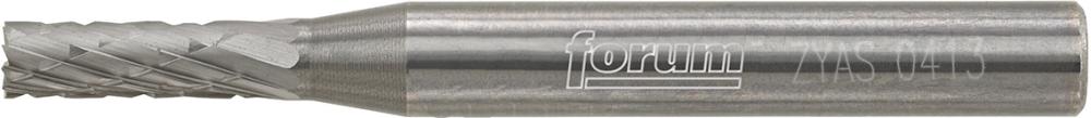 HM-Frässtift, 6-mm-Schaft, Zylinderform ZYA-S, mit Stirnverzahnung, Zahnung C Produktbild img1 L