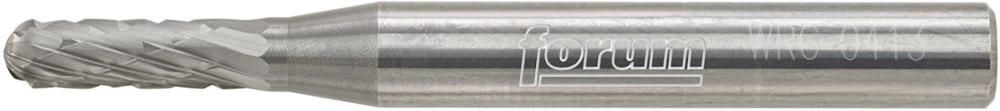 HM-Frässtift, 6-mm-Schaft, Kugelzylinderform WRC (Walzenrund), Zahnung C Produktbild img1 L