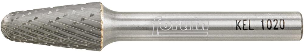 HM-Frässtift mit 6 mm Schaft, Rundkegelform KEL, Zahnung C Produktbild img2 L