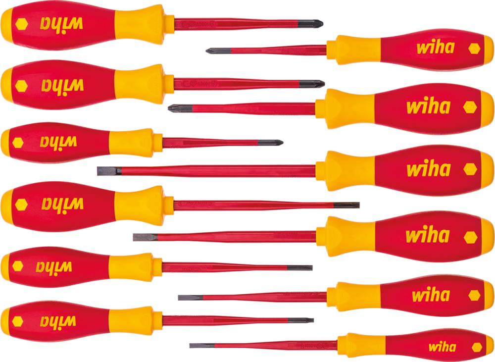 Schraubendreher-Satz VDE 12tlg. slimFix Wiha Produktbild img1 L