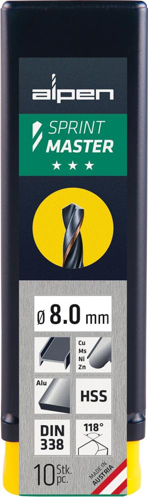 Spiralbohrer mit zyl. Schaft – kurz, HSS, Typ N, DIN 338, Maykestag Produktbild img2 L