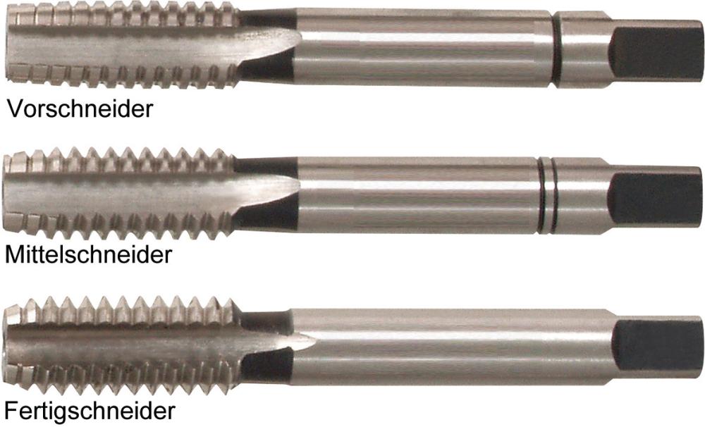 Handgewindebohrer-Satz für UNC-Gewinde, 3-teilig Produktbild img1 L