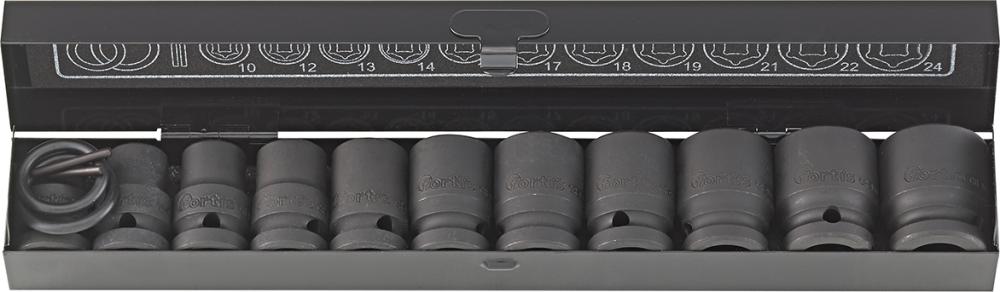Kraft- Steckschlüssel-Satz 1/2" 15-teilig FORTIS Produktbild img1 L