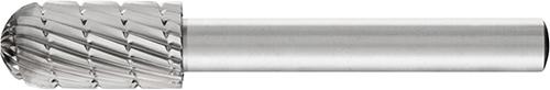 HSS-Frässtift, 6-mm-Schaft, Kugelzylinderform C, Zahnung 3 Produktbild img3 L