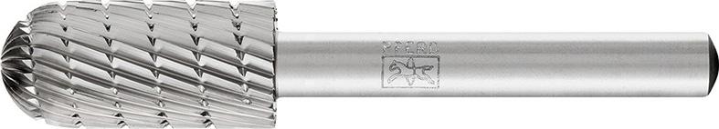 HSS-Frässtift, 6-mm-Schaft, Kugelzylinderform C, Zahnung 3 Produktbild img4 L