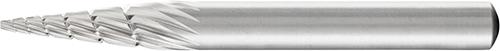 HSS-Frässtift, 6-mm-Schaft-Ø, Spitzkegelform G, Zahnung 3 Produktbild img1 L