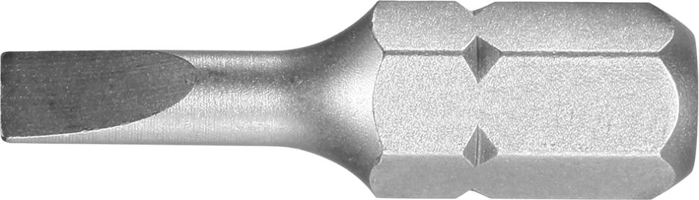 Bit für Schlitz-Schrauben 1/4″, 25 mm, zähhart, FORUM Produktbild img1 L
