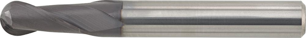 Vollhartmetall-Radiusfräser – kurz, Typ N, Werksnorm, VHM, Oberfläche TiAlN-beschichtet Produktbild img1 L