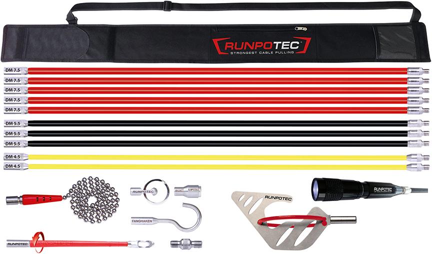 Schubstangen Set Runposticks Comfort 19-teilig Runpotec Produktbild img1 L