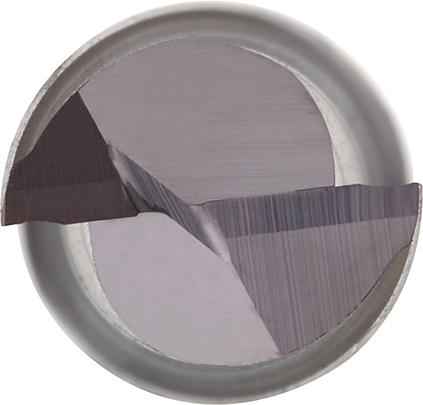 Vollhartmetall-Schaftfräser – lang, Schaft HB, UF, Typ N, DIN 6527, Oberfläche TiAIN-beschichtet, mit Zentrumschnitt, FORUM Produktbild img3 L