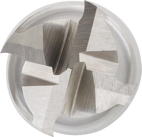 VHM-Schaftfräser, lang, 4 Zähne, 30°, Blank Produktbild img3 L