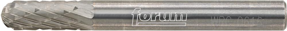 HM-Frässtift, 6-mm-Schaft, Kugelzylinderform WRC (Walzenrund), Zahnung C Produktbild img2 L