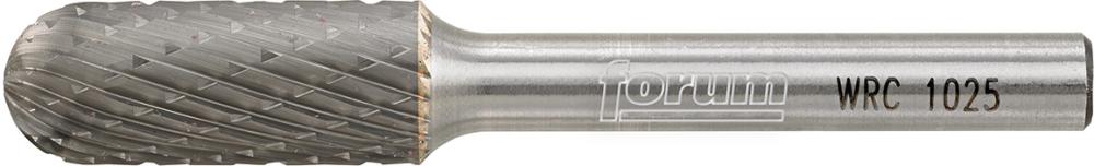 HM-Frässtift, 6-mm-Schaft, Kugelzylinderform WRC (Walzenrund), Zahnung C Produktbild img5 L