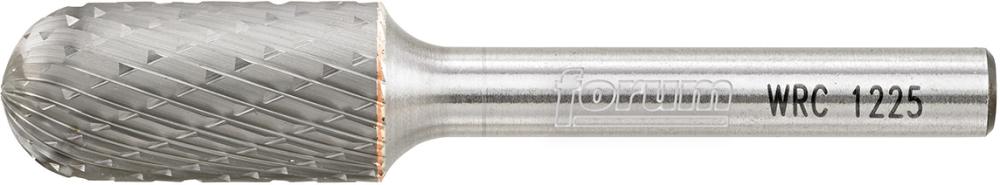 HM-Frässtift, 6-mm-Schaft, Kugelzylinderform WRC (Walzenrund), Zahnung C Produktbild img6 L