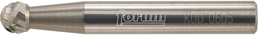 HM-Frässtift, 6-mm-Schaft, Kugelform KUD, Zahnung C Produktbild img2 L