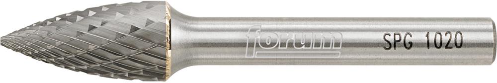 HM-Frässtift, 6-mm-Schaft, Geschossform SPG (Spitzbogen), Zahnung C Produktbild img2 L