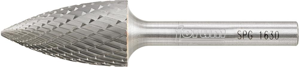 HM-Frässtift, 6-mm-Schaft, Geschossform SPG (Spitzbogen), Zahnung C Produktbild img5 L