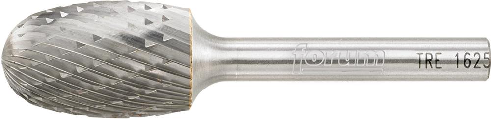 HM-Frässtift DIN 8032, mit 6-mm-Schaft, Tropfenform TRE, Zahnung C Produktbild img5 L