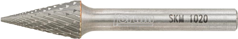 HM-Frässtift, 6-mm-Schaft, Spitzkegelform SKM, Zahnung C Produktbild img3 L