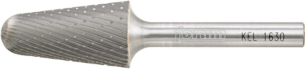 HM-Frässtift mit 6 mm Schaft, Rundkegelform KEL, Zahnung C Produktbild img5 L