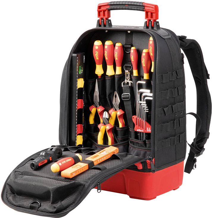 Werkzeugsortiment Elektriker 27-teilig im Rucksack Wiha Produktbild img1 L