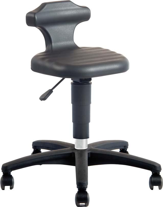 Bimos Arbeitshocker 9408-2000 Flex 1 Sitzhöhe 450-650 mm mit Rollen Produktbild img1 L