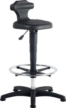 Bimos Sitz-Steh-Stuhl 9419-2000 Flex 3 Sitzhöhe 510-780 mm mit Gleiter /Fußring Produktbild img1 L
