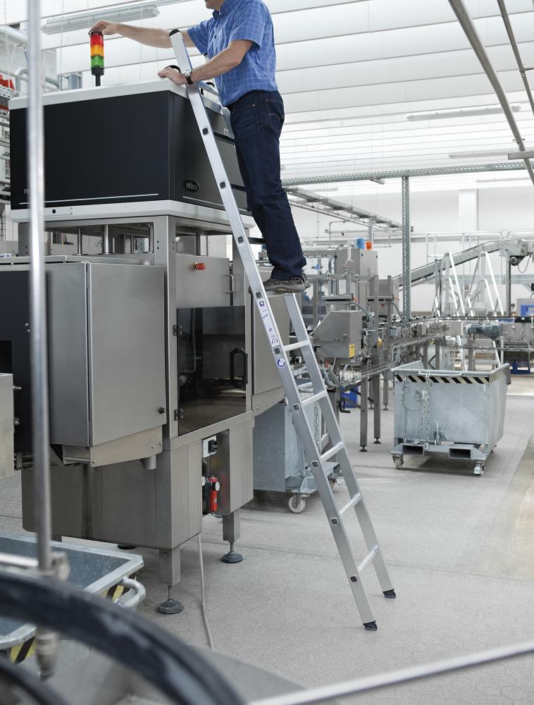 Sprossen-Anlegeleiter, rutschfester Leiterschuh Produktbild img1 L