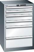 Schubladenschrank mit 6 Schubladen, stationär (Tiefe 572 mm) Produktbild img1 L