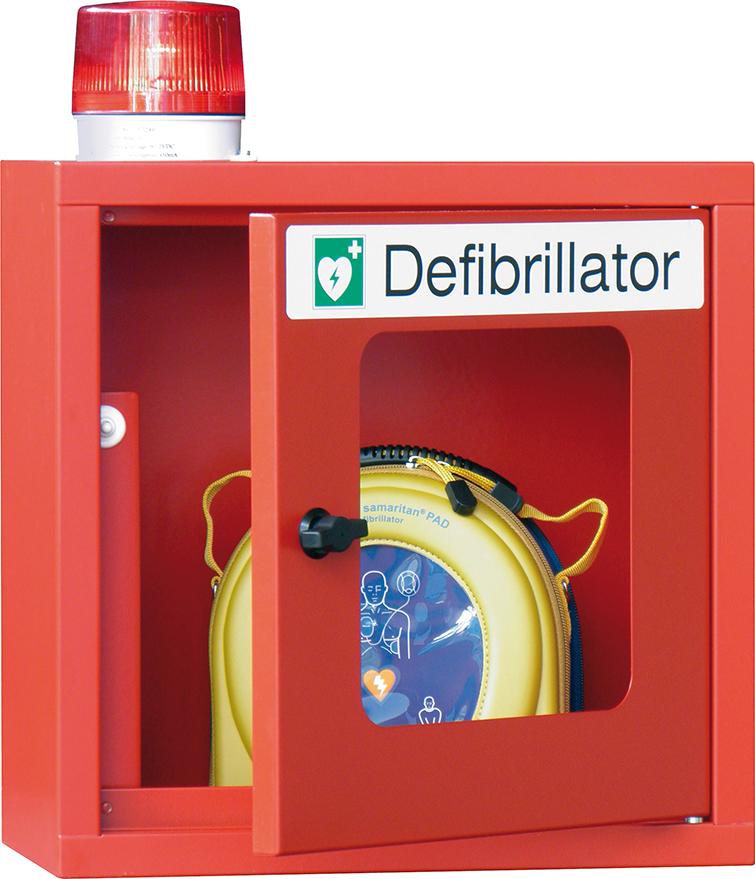 Hängeschrank f. Defibr. 400x400x220.m.Alarm ak.+o Produktbild img1 L