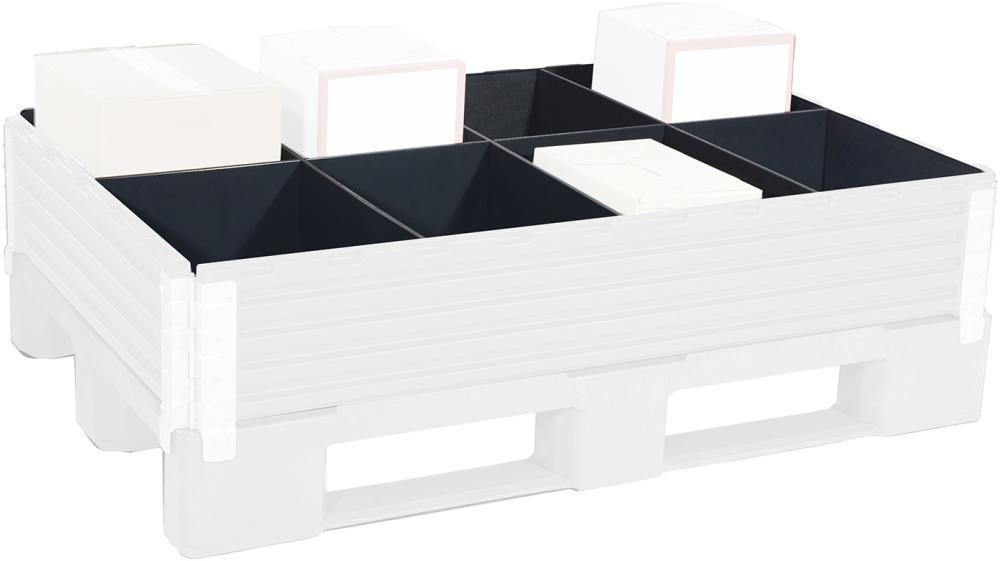 Paletteneinteilungs-Set für B800xT1200 mm 1 Längs-,3 Querteiler Produktbild img1 L