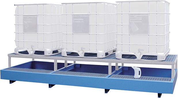 Auffangwanne Typ WSP mit Abfüllbock für KTC 1000 Liter Produktbild img1 L