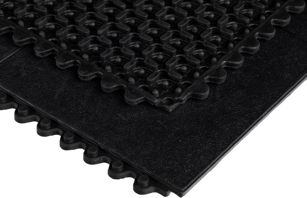 Arbeitsplatzmatte YOGA SOLID Basic schwarz B90xT90 cm Produktbild img6 L