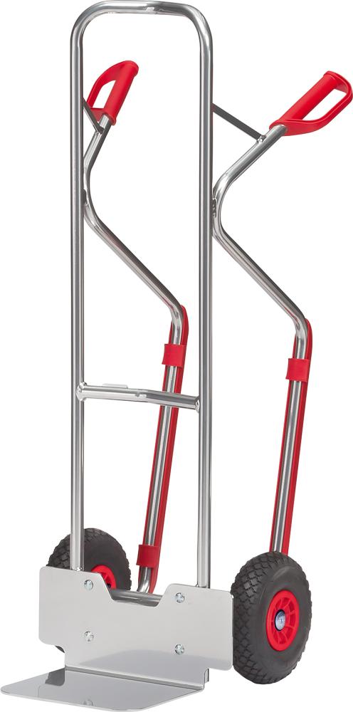 Aluminium-Transportkarre mit Polyurethanbereifung Produktbild img1 L