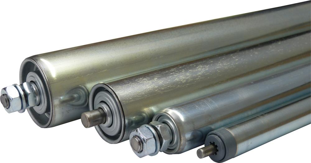 Stahlrohr-Tragrollen ohne Antrieb, mit Federachse Produktbild img1 L