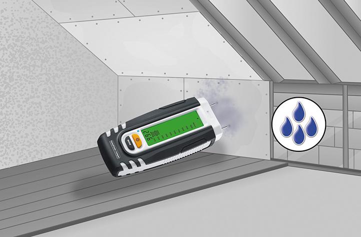 Feuchtigkeitsmessgerät DampFinder Compact Plus Laserliner Produktbild img8 L