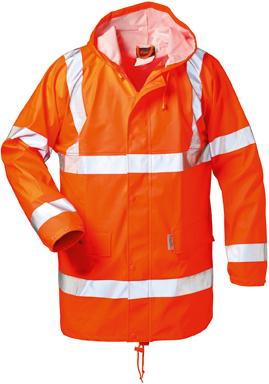 PU-Stretch-Warnschutzjacke, orange Produktbild img1 L