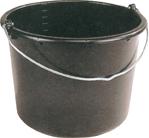 Baueimer Kunststoff schwarz Produktbild img1 L