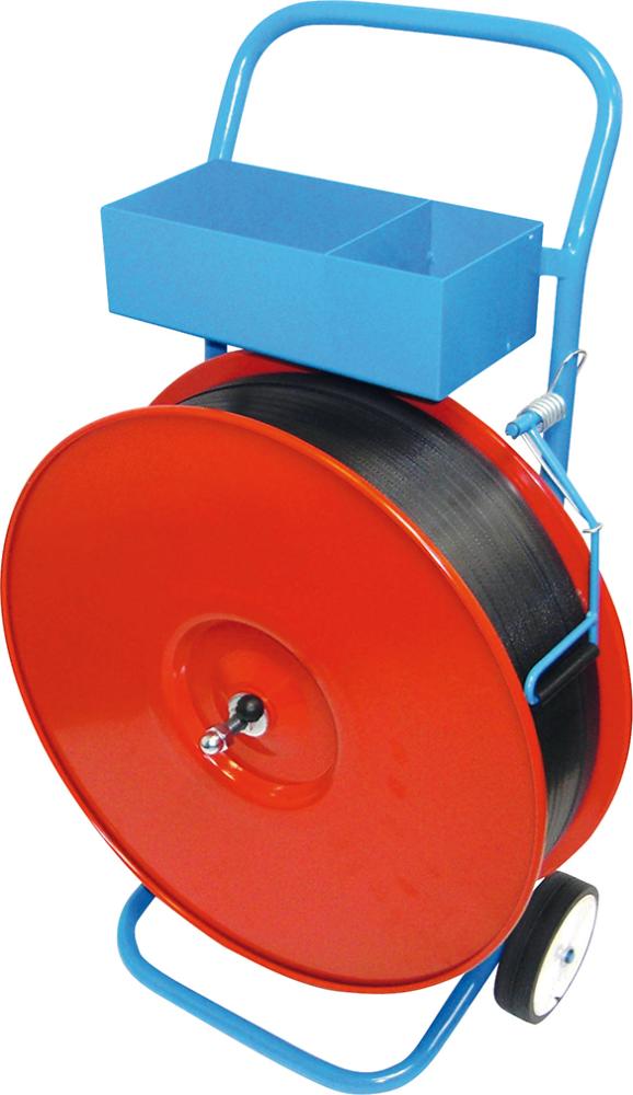 Abrollwagen rot/blau, leer Produktbild img1 L