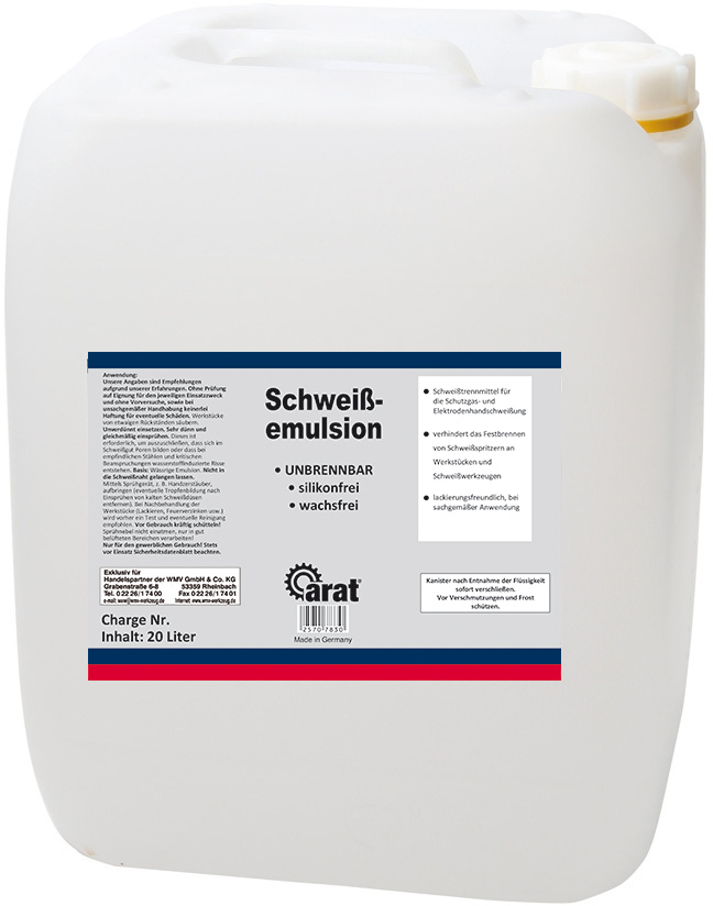 Schweißemulsion 20 l UF2001 Produktbild img1 L