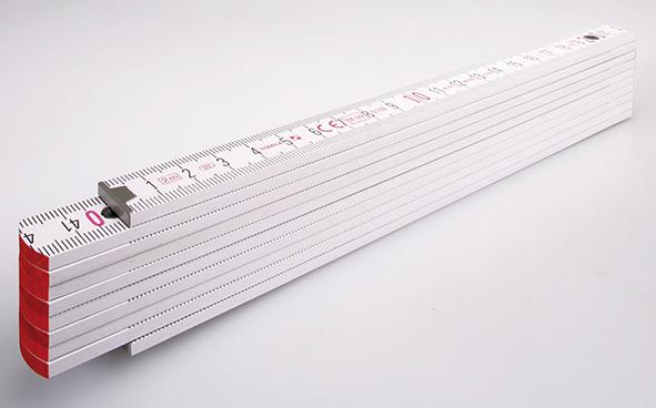 Gliedermaßstab 2m Buchenholz weiß Produktbild img1 L
