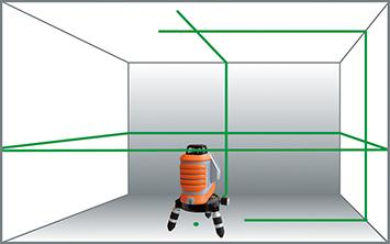 Multilinienlaser X-Liner 360° green, selbstnivellierend Produktbild img3 L