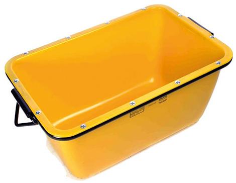 Fertigmörtelmulde 200 l, gelb Produktbild img1 L