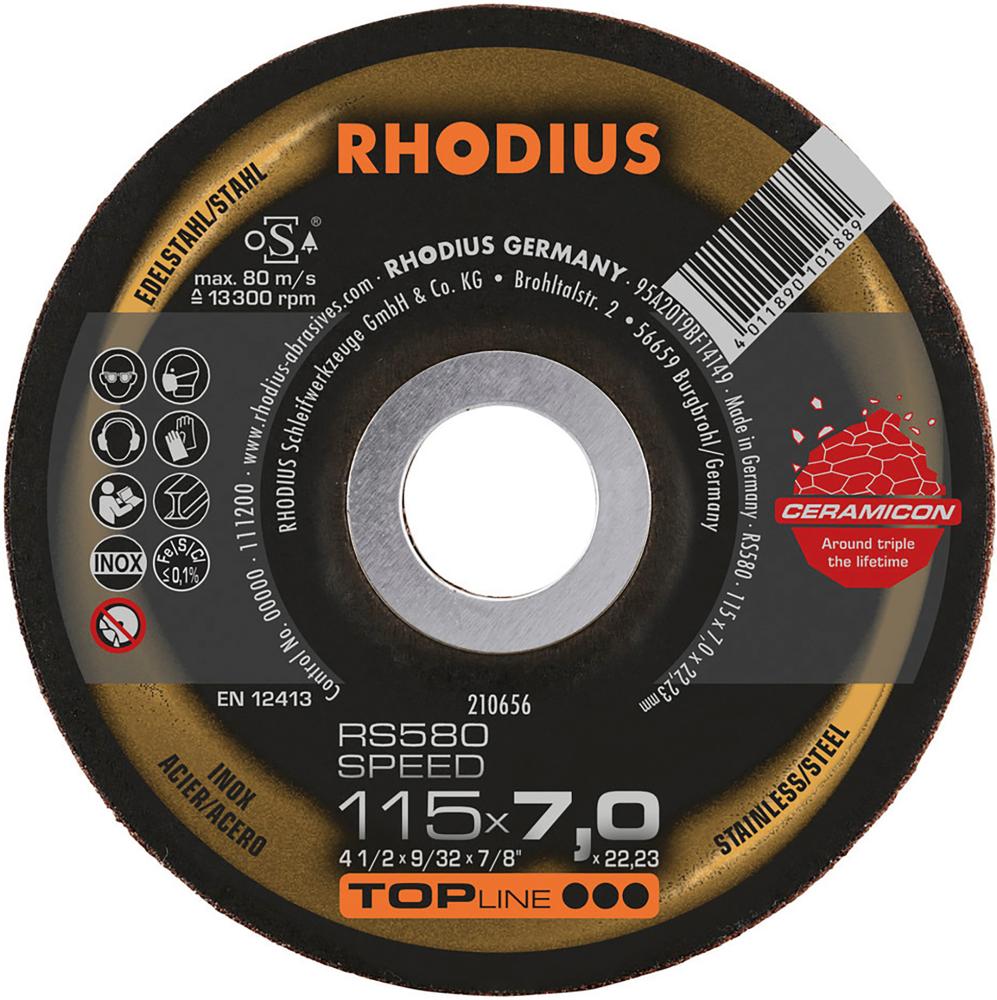 Schruppscheibe INOX RS580 EXTENDED Produktbild img1 L