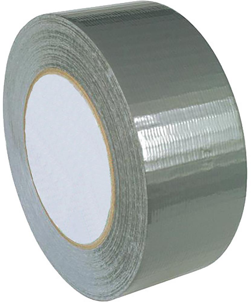 Gewebeklebeband 50m 50mm Steinband, silbergrau Produktbild img1 L