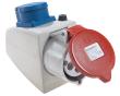CEE-Kombi-Wandsteckdose 16A 230/400 Volt Produktbild img1 S