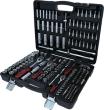Steckschlüsselgarnitur 1/4"-3/8"-1/2" 195-tlg. Produktbild img1 S