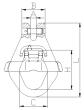 McBULL® Absetzkipperöse, GK8, 13 mm Produktbild img2 S