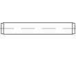 ISO 2338 1.4305 5 m6 x 12 rostfrei A 1 S Produktbild